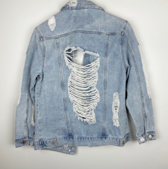 Rue 21  distressed jean jacket - Picture 1 of 3